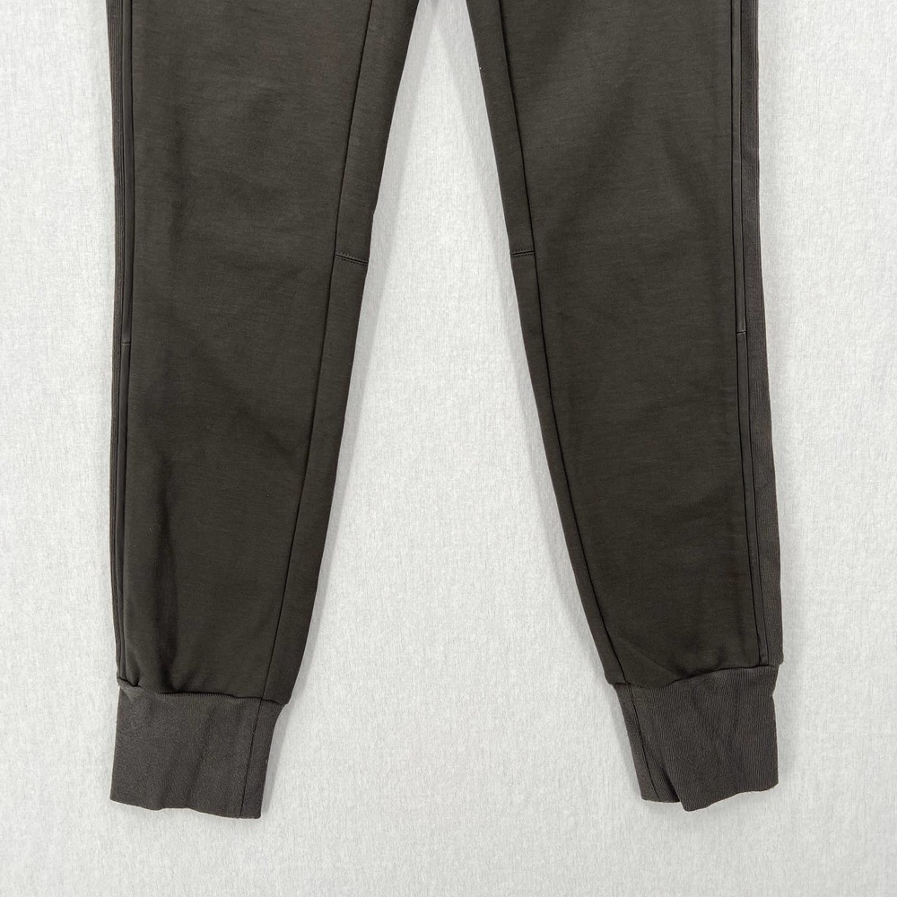 VINCE Pants Womens Small Charcoal Leather Piped Leggings Jogger Mid Rise - Picture 8 of 16